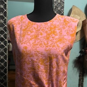 Rodebjer Salmon floral dress